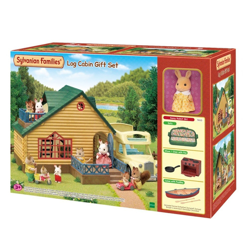 Sylvanian Families Log Cabin Gift Set Playset 3y+