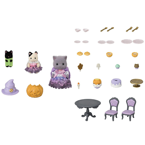 Sylvanian Families Halloween Surprise Party Dolls w/Accessories Kids Toy 3+