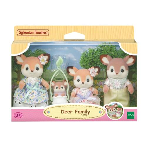 Sylvanian Families Deer Family Kids Doll Set Play Toy 3y+