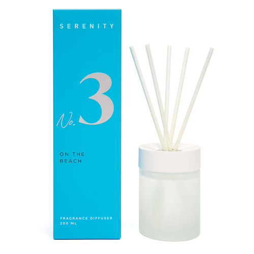 Serenity Numbered Core 200ml Reed Diffuser - On the Beach