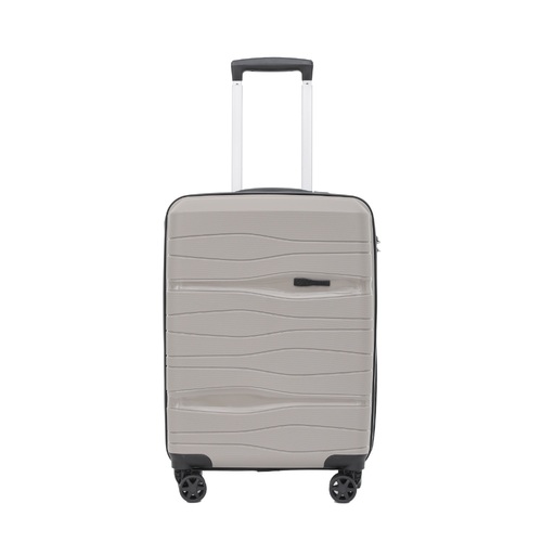 Swiss Equipe Brighton Luggage Small Wheeled Trolley Hard Suitcase Grey 42L