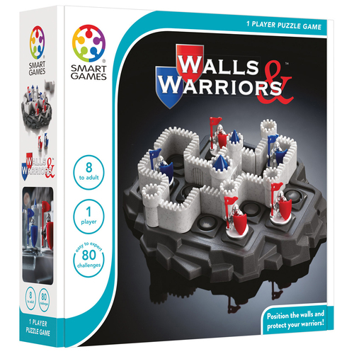 Smart Games Walls & Warriors 1 Player Puzzle Game 8y+