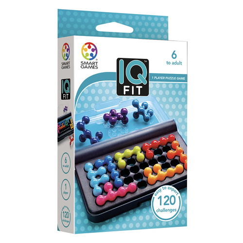 Smart Games IQ Fit Single Player Puzzle Brain Game 6y+