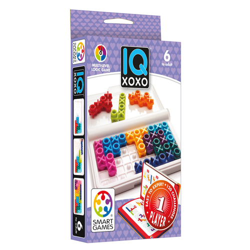 Smart Games IQ Xoxo 1 Player Multi Level Logic Game Kids/Adults 6y+