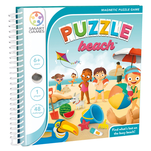 Smart Games Puzzle Beach Magnetic Travel Kids/Children Fun Puzzle Game 6y+