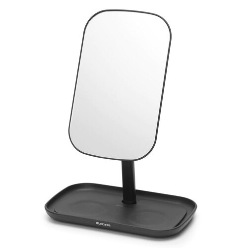 Brabantia Mirror w/Storage Tray - Dark Grey
