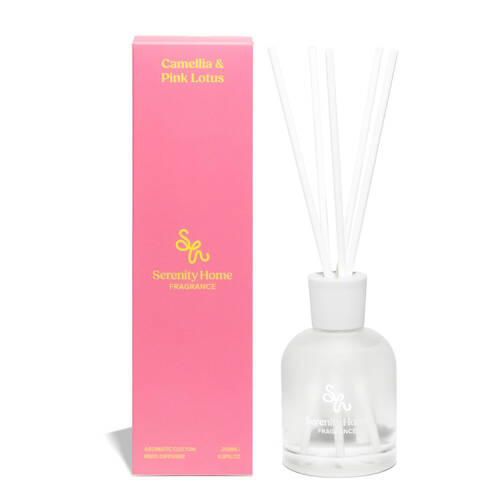Serenity Camilla and Pink Lotus Scent Home Fragrance Reed Diffuser Bottle 200mL