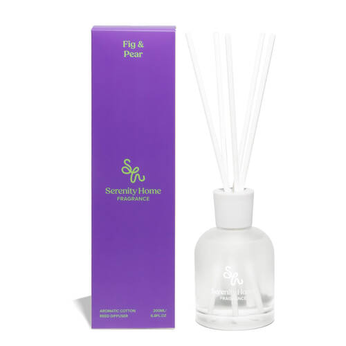 Serenity Ripe Fig and Juicy Pear Scent Home Fragrance Reed Diffuser 200mL