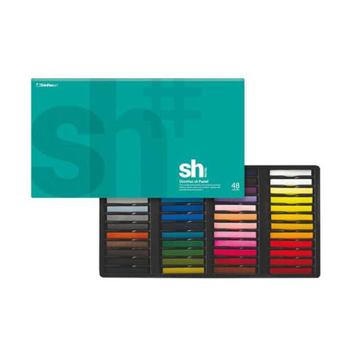 48pc Shinhan Soft Artists Blendable Pastels Set Multi-Coloured Assorted