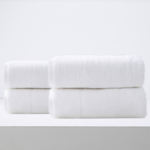 4pc Renee Taylor Aireys 650GSM Zero Twist Bath Sheet Snow