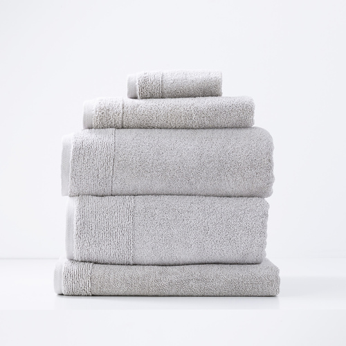 5pc Renee Taylor Aireys 650GSM Zero Twist Towel Set Vapour