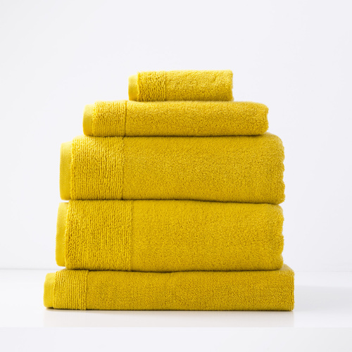 5pc Renee Taylor Aireys 650GSM Zero Twist Towel Set Spice