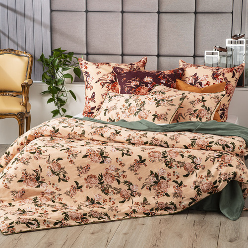 Renee Taylor 300TC Cotton Euro Pillowcase Secret Garden