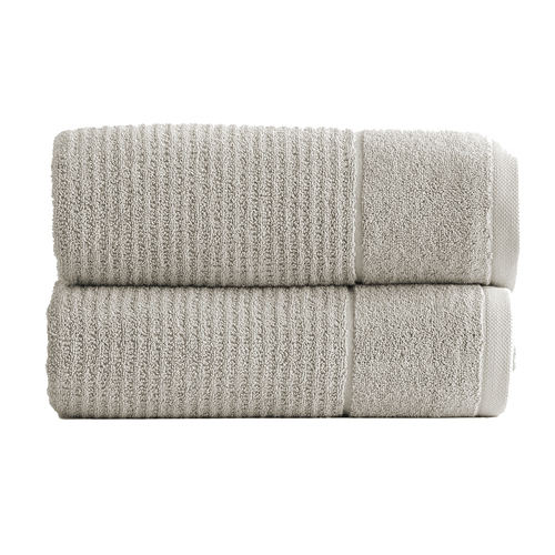 2pc Renee Taylor Cambridge Textured Bath Sheet Towel Pumice Stone