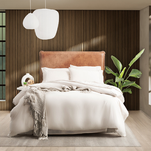 Ddecor Home Ultra Plush Microfiber Single Quilt Cover Set VNT Washed Sand