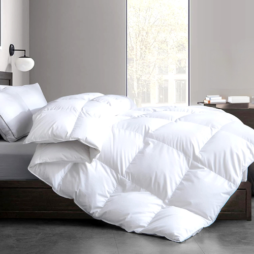 Renee Taylor Ultimate Quilt Bedding Double White Goose Down