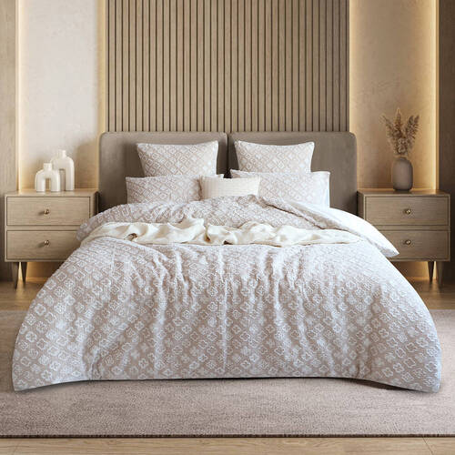 Renee Taylor Amara Jacquard Yarn Dye Euro Pillowcase 65x65cm