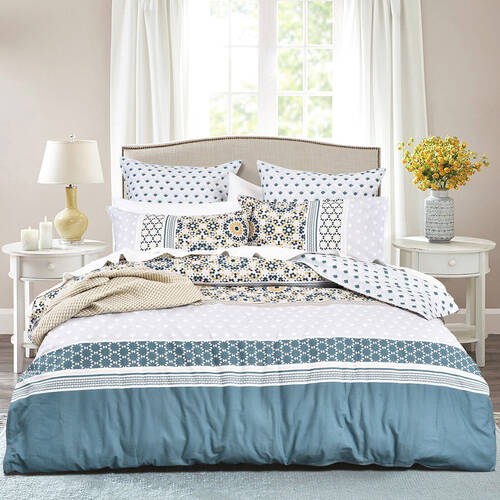 Renee Taylor 300 TC Cotton Reversible Euro Pillowcase 65cm Benitta