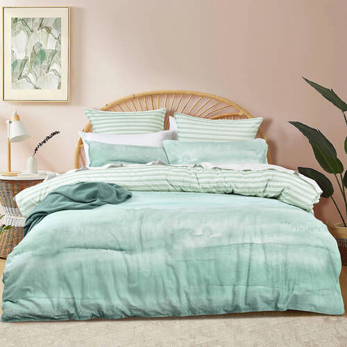 Renee Taylor 300 TC Cotton Reversible Euro Pillowcase Terrain
