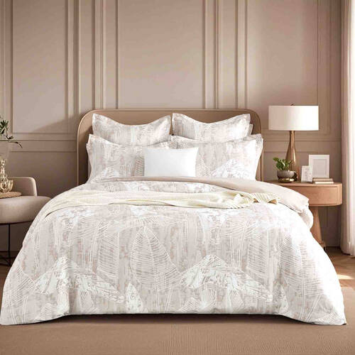 2PK Renee Taylor Panache Jacquard European Square Pillowcase 65x65cm Wood