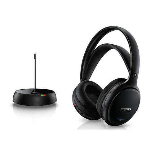 Philips SHC5200 Wireless Fm Headphones Rechargeable Battery