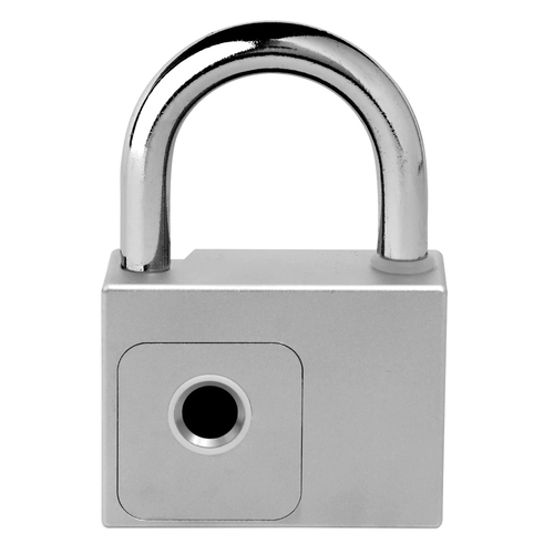 Crest Wireless SmartLock Padlock/Fingerprint Safety Lock - Silver