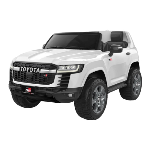 Volta Toyota Landcruiser White 12V Kids Ride On Car Smart Control Toy 3+
