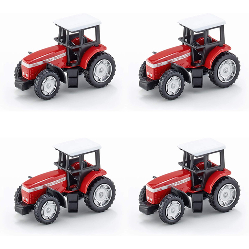 4PK Siku 0847 Massey Ferguson Tractor 71mm Vehicle Kids Toy 3y+