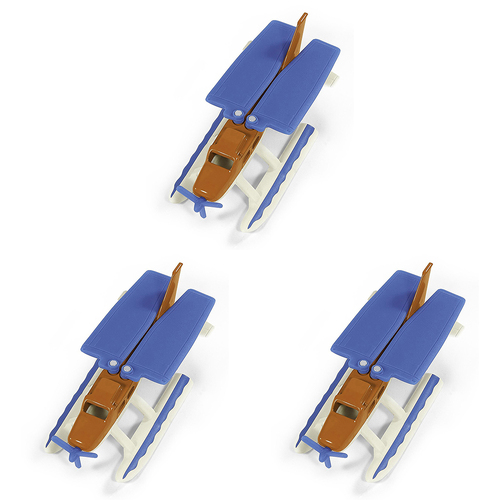 3PK Siku Diecast Seaplane Air Transport Kids/Children 90mm Toy 3y+