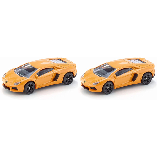 2PK Siku Lamborghini Aventador LP700-4 Diecast 80mm Toy Car 3y+