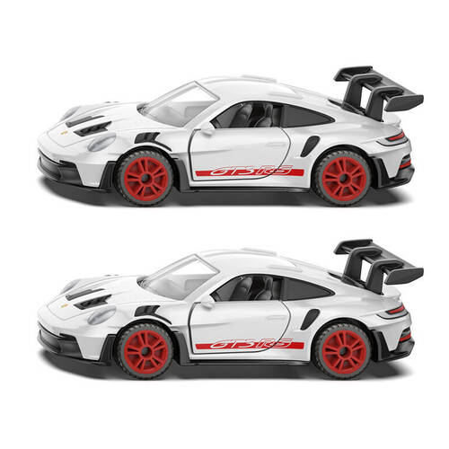 2PK Siku White Porsche 911 GT3 RS Race Car Vehicle Kids Toy 3y+
