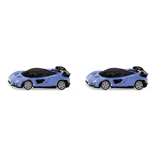 2PK Siku 1537 McLaren Senna Diecast Vehicle Kids 80mm Toy Blue 3y+