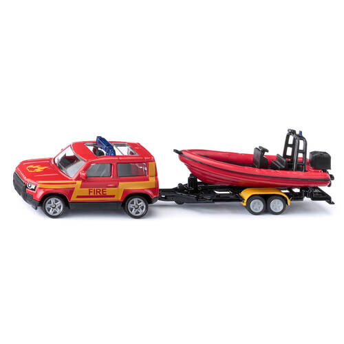 Siku Land Rover Defender w/ Boat Vehicle Kids Toy 3y+