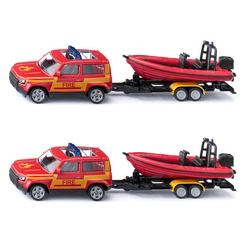 2PK Siku Land Rover Defender w/ Boat Vehicle Kids Toy 3y+
