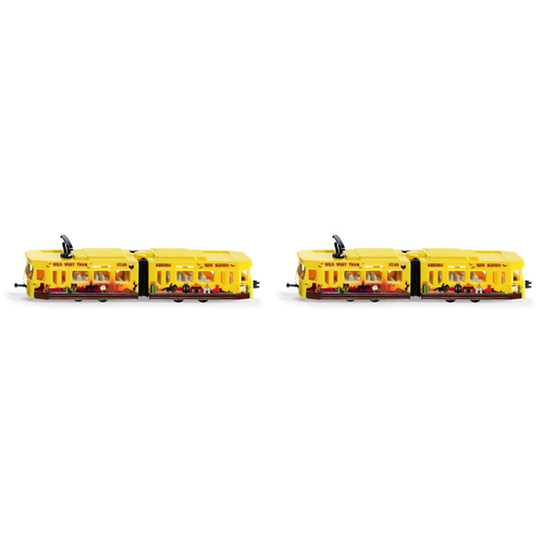 2PK Siku Tram Diecast Vehicle Kids/Childrens Miniature Toy 3y+