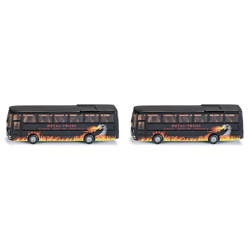 2PK Siku 1624 Man Truck & Bus AG Coach  Diecast 138mm Toy 3y+ 1:87 Scale