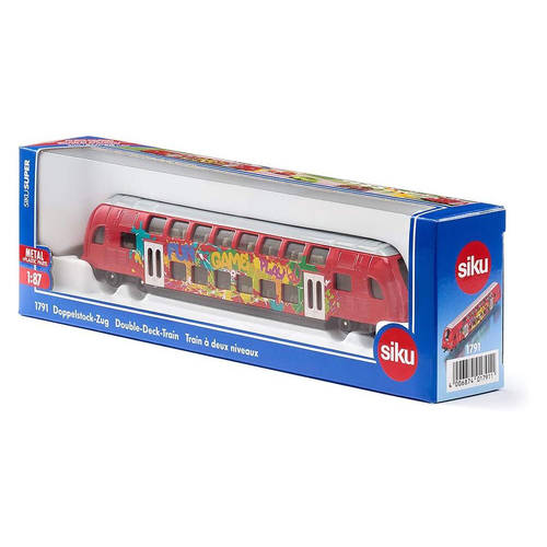 Siku 1:87 Scale Diecast Regional Double-Deck Train Kids 209mm Toy 3y+