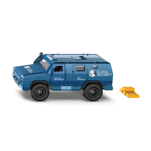 Siku Blue Money Transporter Car 1:50 Scale Kids Toy 3y+