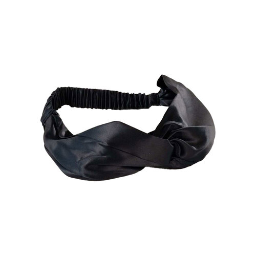 Canningvale Beautysilks Mulberry Silk Headband - Charcoal