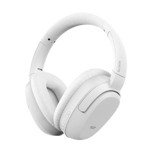 Silcron Active Noise Cancelling Headphones 40H Playtime - White