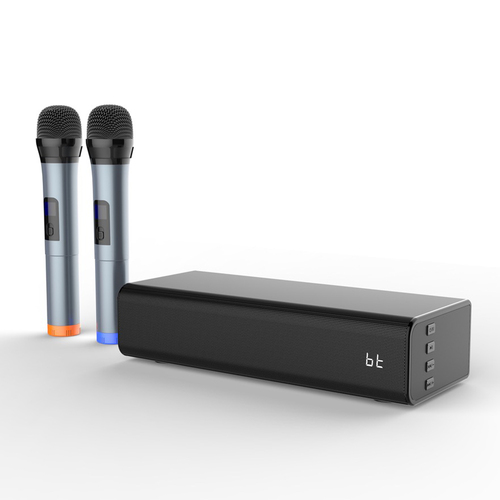 Pure Acoustics Sing Bar Bluetooth Karaoke Speaker w/Wireless Microphones