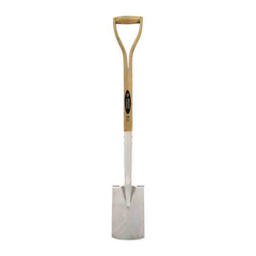 Spear & Jackson Stainless Steel/Hardwood Spade Split Shaft/D-Handle 23cm