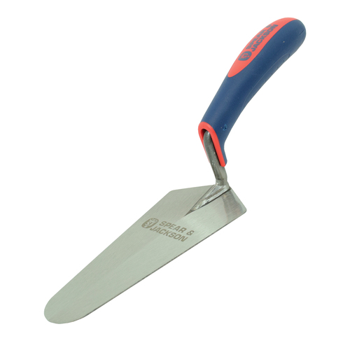 Spear & Jackson C/Steel Gauging Trowel Soft Grip Handle 200mm
