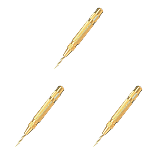 3PK Spear & Jackson Automatic Centre Punch 125mm - Gold