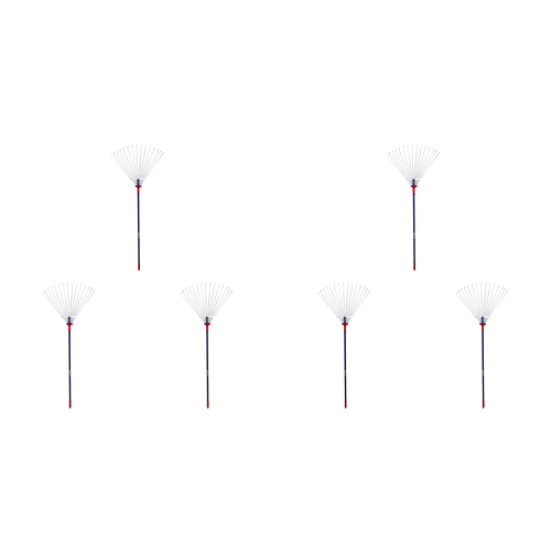 6PK Spear & Jackson Adjustable Fan Rake PVC Grip 175-600mm