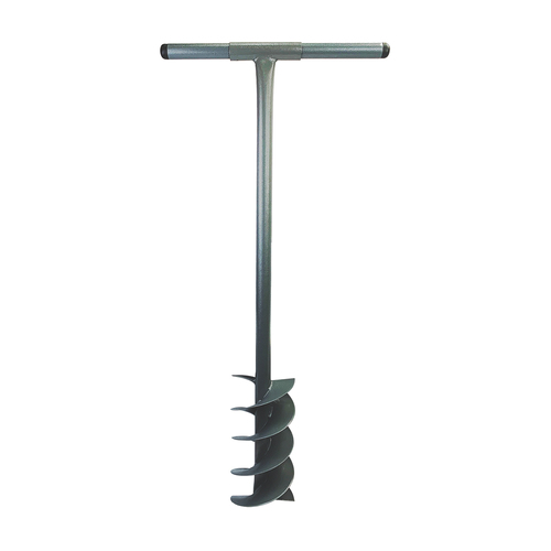 Spear & Jackson Auger Earth Steel Post Hole Drill T-Bar 150mm - Silver