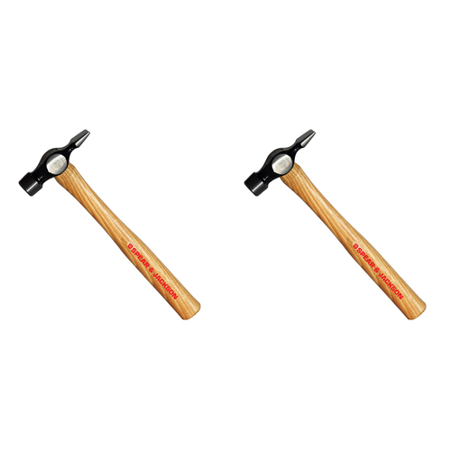 2PK Spear & Jackson Cross Pein Hammer Hickory Handle 10oz/280g