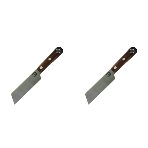 2PK Spear & Jackson Wooden Hacking Knife 115mm Hand Tool
