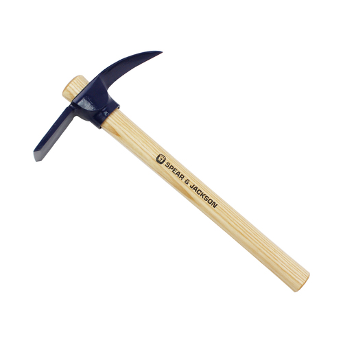 Spear & Jackson Steel Mini Mattock Garden Tool w/ Pick End 40cm - Blue