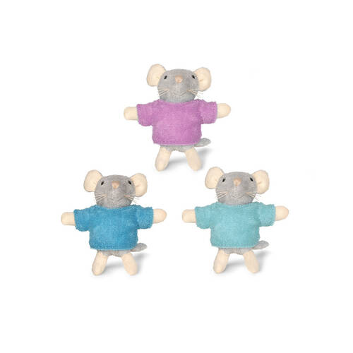 3pc Sam & Julia 8cm Plush The Triplets Soft Animal Kids Toy 18m+
